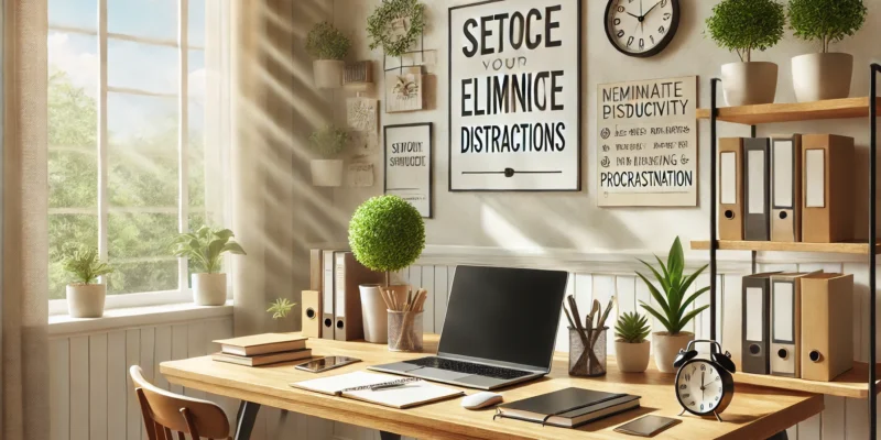 ٹالنے کی عادت سے آزاد ماحول کیسے بنائیں  (How to Create a Procrastination-Free Environment)